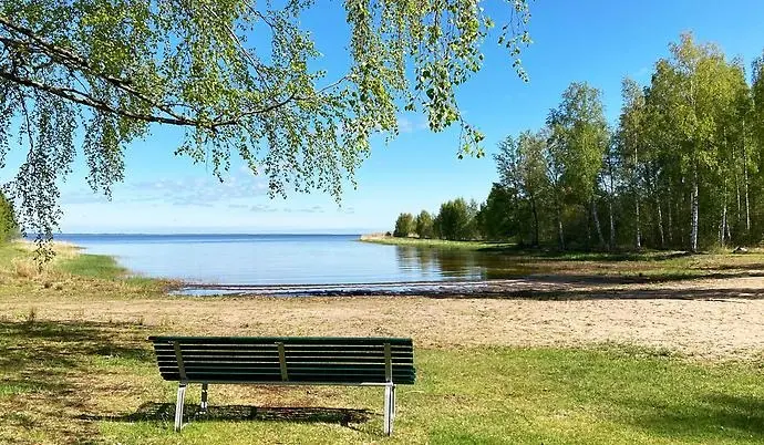 Bilden visar Filsbäck badplats